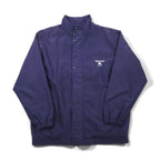 Burberry's GOLF Harrington Swing Top Jacket, Made in Portugal, Navy, Polyester, Nova Check Lining, Size L