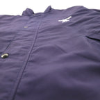 Burberry's GOLF Harrington Swing Top Jacket, Made in Portugal, Navy, Polyester, Nova Check Lining, Size L