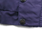 Burberry's GOLF Harrington Swing Top Jacket, Made in Portugal, Navy, Polyester, Nova Check Lining, Size L