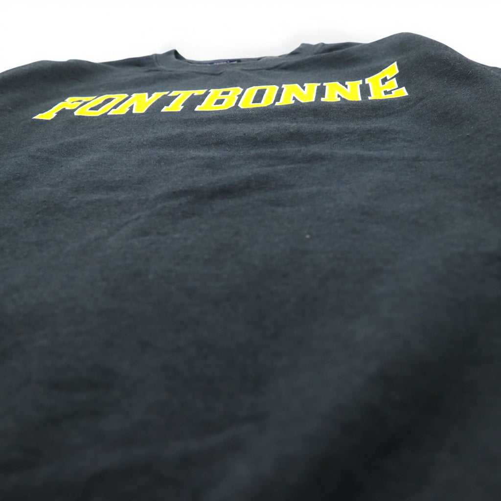 MV SPORT 90年代 カレッジプリント スウェット M グレー コットン 裏起毛 FONTBONNE