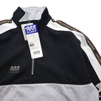 ASICS 90s Made in Japan Half-Zip Track Jacket, Size M, Monochrome, RRR RECORDER, Unused