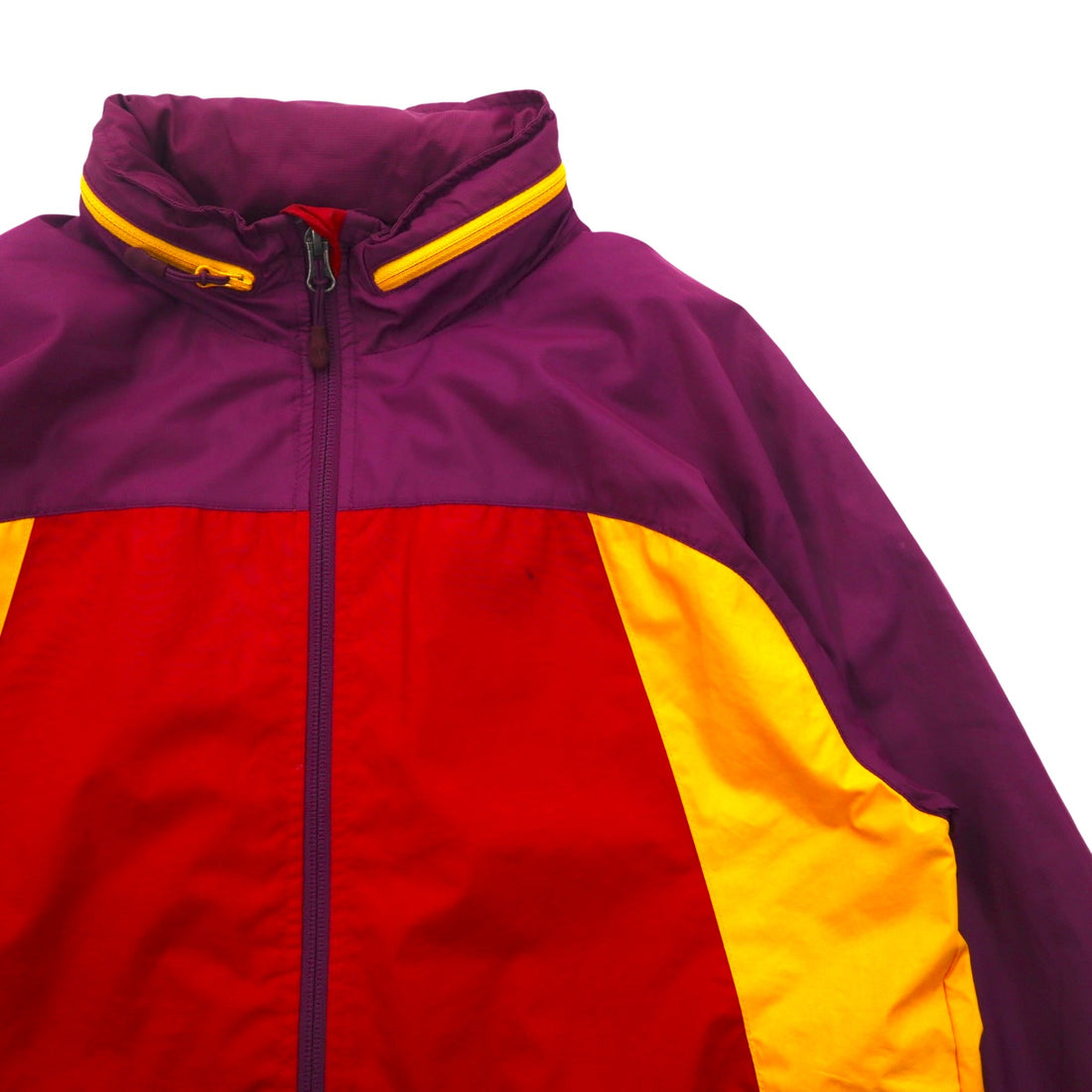 NIKE Retractable Hood Shell Jacket Nylon Parka M Multicolor Polyester