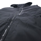 NIKE Downtown 550 Hoodie Down Jacket M Black Polyester Detachable Hood Double Zip Downtown 550 Hooded Down Fill Parka Jacket 678271-010