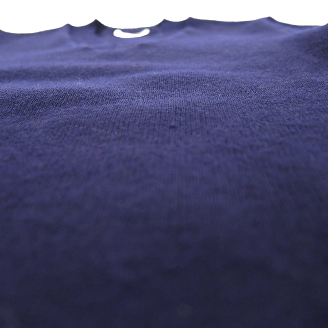 80s France Vintage TRICOMER V-Neck Knit 80年代 フランス製 Vネック ニット セーター M ネイビー 羊毛