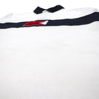 TOMMY HILFIGER SAILING フラッグロゴ ラガーシャツ L ホワイト コットン ナンバリング