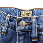 LEVI'S 90年代 ビッグE シルバータブ 636 テーパード デニムパンツ M ブルー 636-0203 日本製