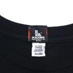 HARLEY DAVIDSON 00s Made in USA Fire Pattern Skull Print T-Shirt 2XL Black Cotton ST LOUIS MO