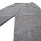 Lee Casuals 90s Wide Tapered Tuck Chino Pants, Large, Grey, Gun Club Check, Cotton, WRINKLE FREE, Made in the Dominican Republic
