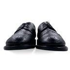 Made in Italy MAX COMFORT Wingtip Dress Shoes 26.5cm Black Leather 7517