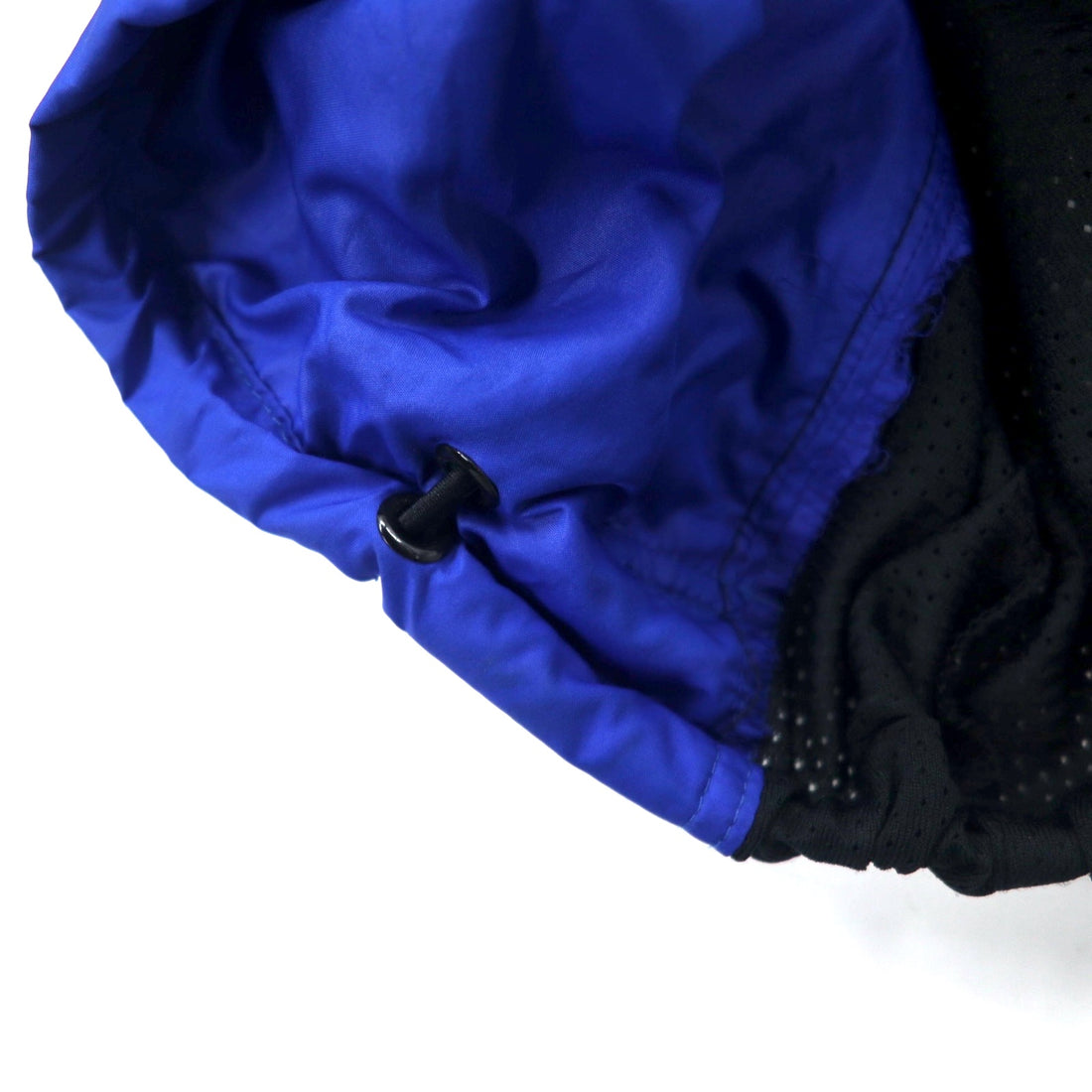 NIKE 90's Anorak Jacket Half Zip Nylon Jacket M Blue Polyester Mesh Switching Silver Tag Swoosh Logo Embroidery