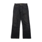 Stussy -dm 90s Made in USA Old Stussy Straight Denim Pants, Size M, Gray, Cotton