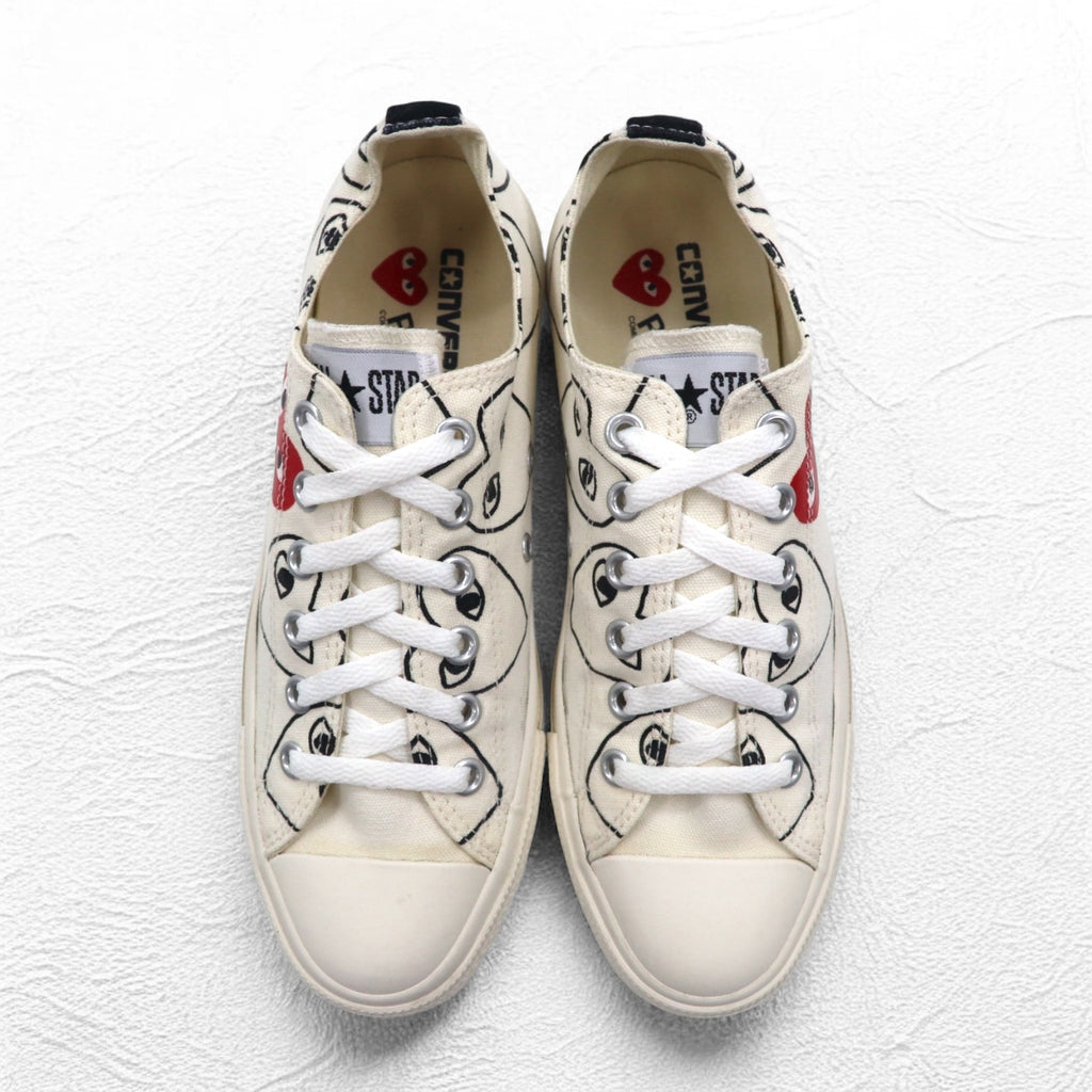 CONVERSE x PLAY COMME des GARCONS Chuck Taylor CT70 Chuck Taylor All Star 70 Low Heart Sneakers 25cm Canvas 1CL705