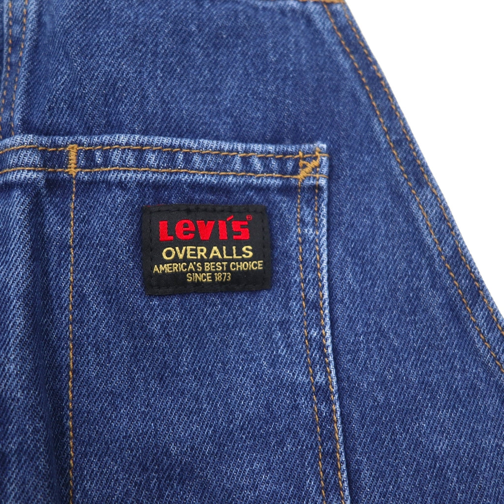 Levi's PREMIUM WORKWEAR Big E Denim Overalls, Size Small, Indigo, 79107-0007, Unused