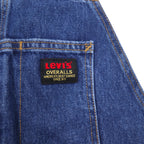 Levi's PREMIUM WORKWEAR Big E Denim Overalls, Size Small, Indigo, 79107-0007, Unused