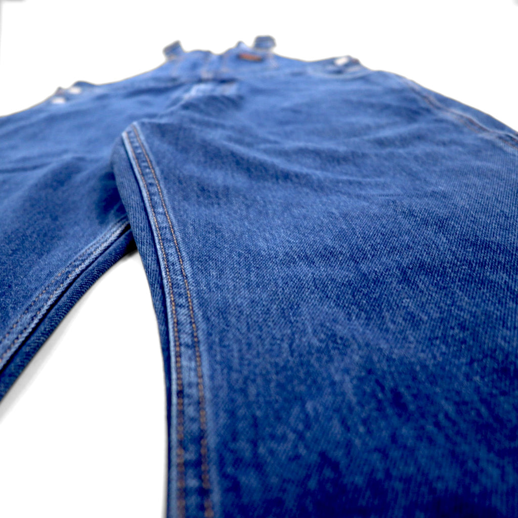 Levi's PREMIUM WORKWEAR Big E Denim Overalls, Size Small, Indigo, 79107-0007, Unused