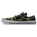 A BATHING APE Canvas Sneakers 28cm Khaki Camo Pattern APE STA GREEN CAMO LO Made in Japan