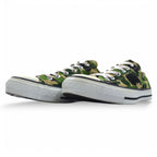 A BATHING APE Canvas Sneakers 28cm Khaki Camo Pattern APE STA GREEN CAMO LO Made in Japan