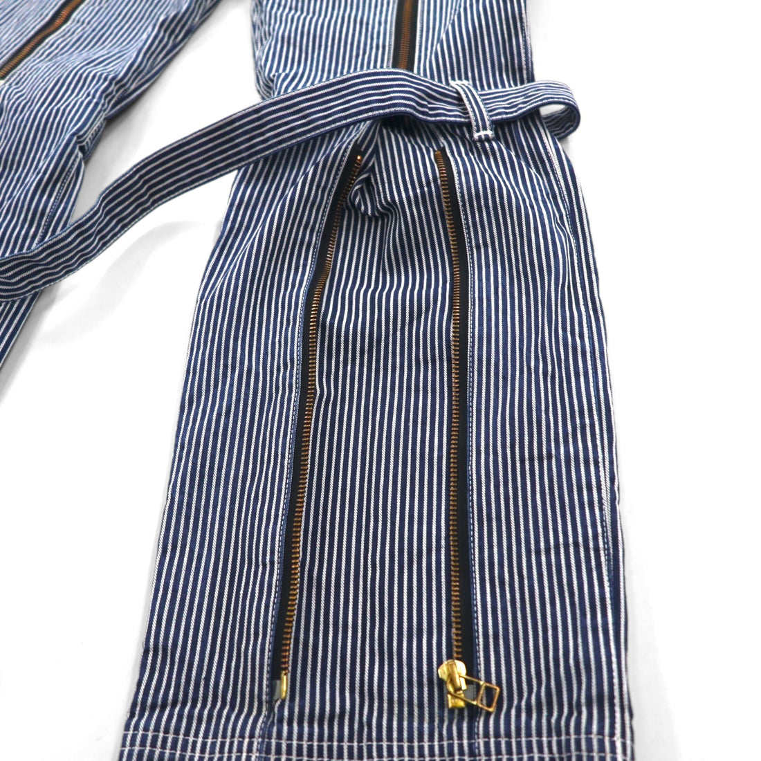 blackmeans Bondage Denim Pants, Size L, Hickory Stripe, Made in Japan