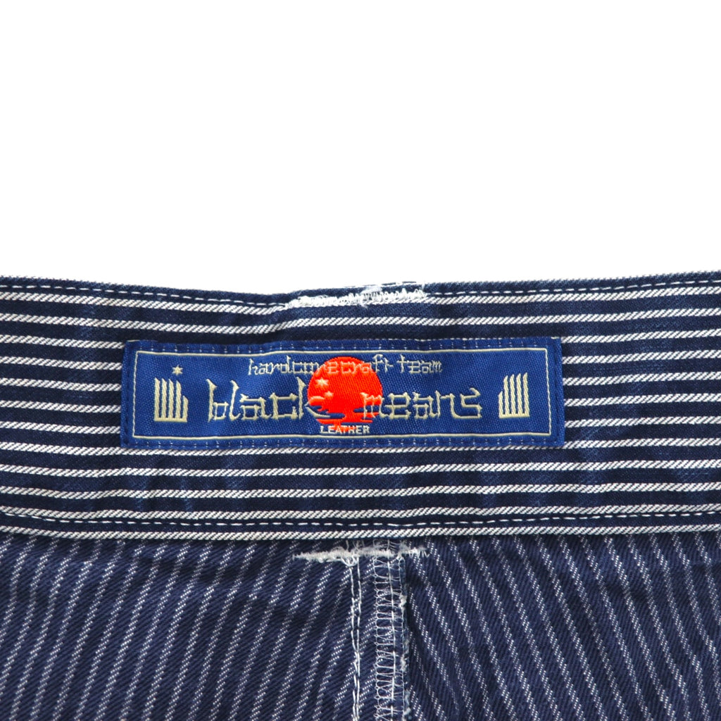 blackmeans Bondage Denim Pants, Size L, Hickory Stripe, Made in Japan