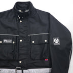 BELSTAFF Italian-Made Tour Master Motorcycle Rider's Jacket, XL, Black, TOUR MASTER 500, with Belt