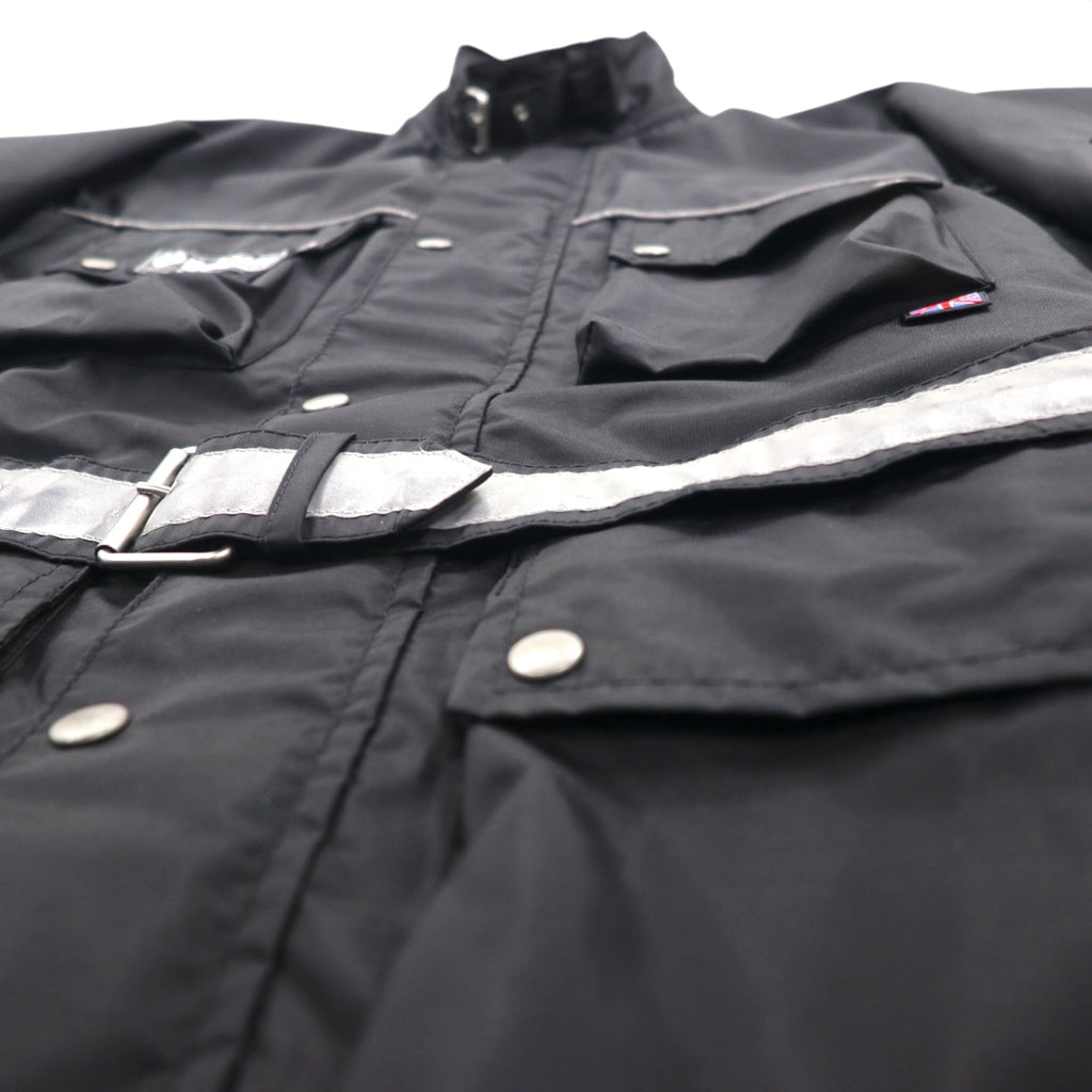 BELSTAFF Italian-Made Tour Master Motorcycle Rider's Jacket, XL, Black, TOUR MASTER 500, with Belt