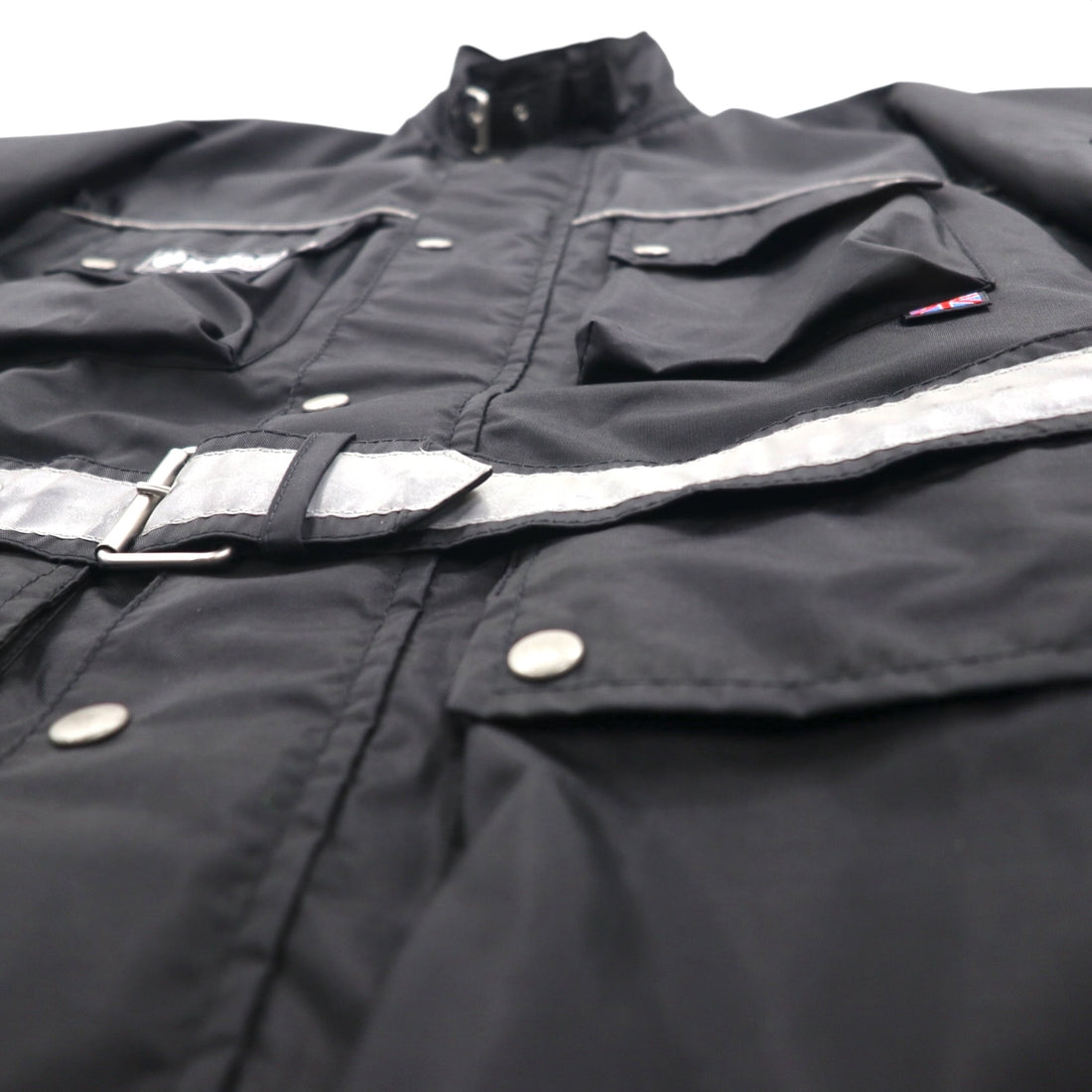 BELSTAFF Italian-Made Tour Master Motorcycle Rider's Jacket, XL, Black, TOUR MASTER 500, with Belt