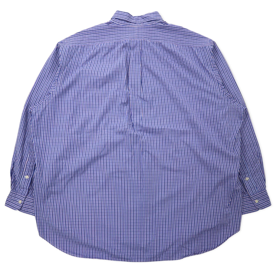 Ralph Lauren Button Down Shirt XXL Blue Check Cotton BLAIRE Small Pony Embroidery