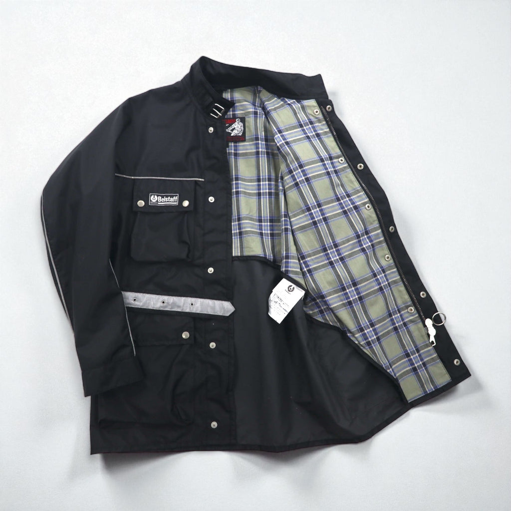 BELSTAFF Italian-Made Tour Master Motorcycle Rider's Jacket, XL, Black, TOUR MASTER 500, with Belt