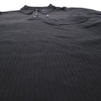 CHAPS RALPH LAUREN 長袖ポロシャツ ラガーシャツ XL ブラック コットン 胸ポケット