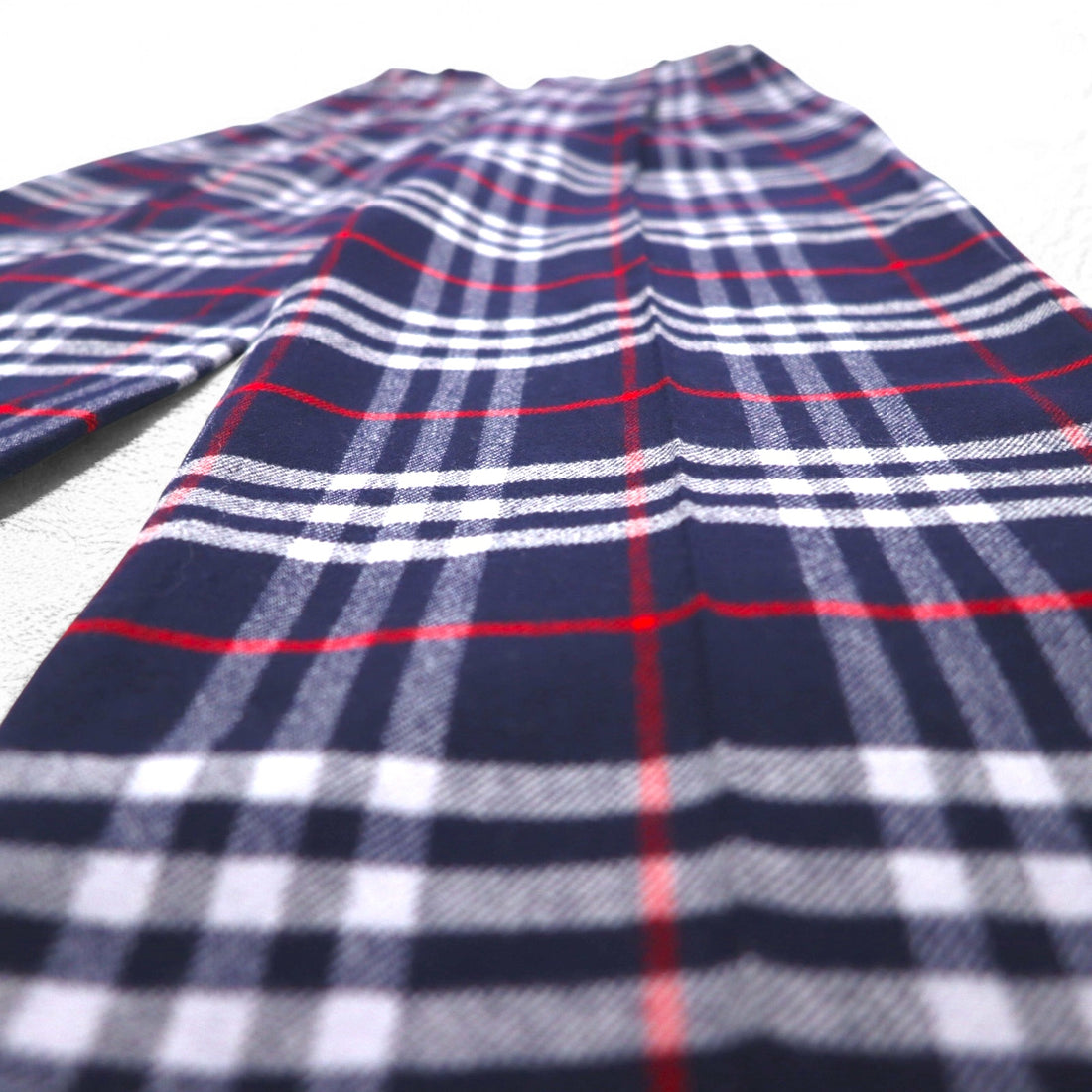 Burberrys Nova Check Tuck Easy Slacks Pants, Medium, Navy, Wool, Made in Japan