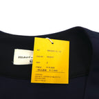 masterkey SONNY Collarless Jacket, Two-Tone Cardboard Knit, Size M, Navy and Black, MK22S-C-13, Made in Japan, Unused