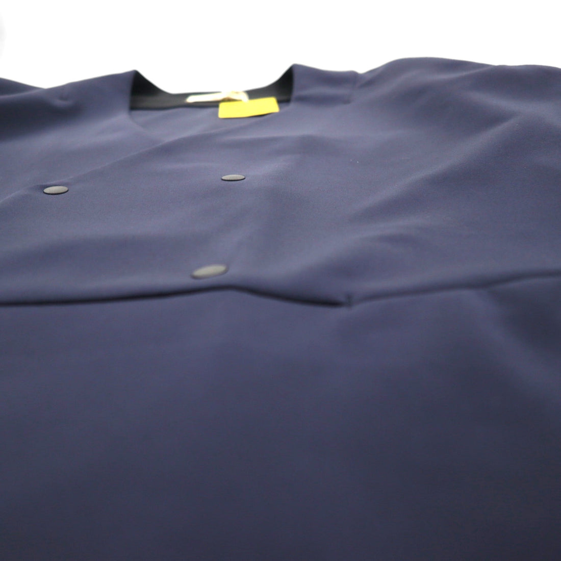 masterkey SONNY Collarless Jacket, Two-Tone Cardboard Knit, Size M, Navy and Black, MK22S-C-13, Made in Japan, Unused