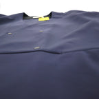 masterkey SONNY Collarless Jacket, Two-Tone Cardboard Knit, Size M, Navy and Black, MK22S-C-13, Made in Japan, Unused