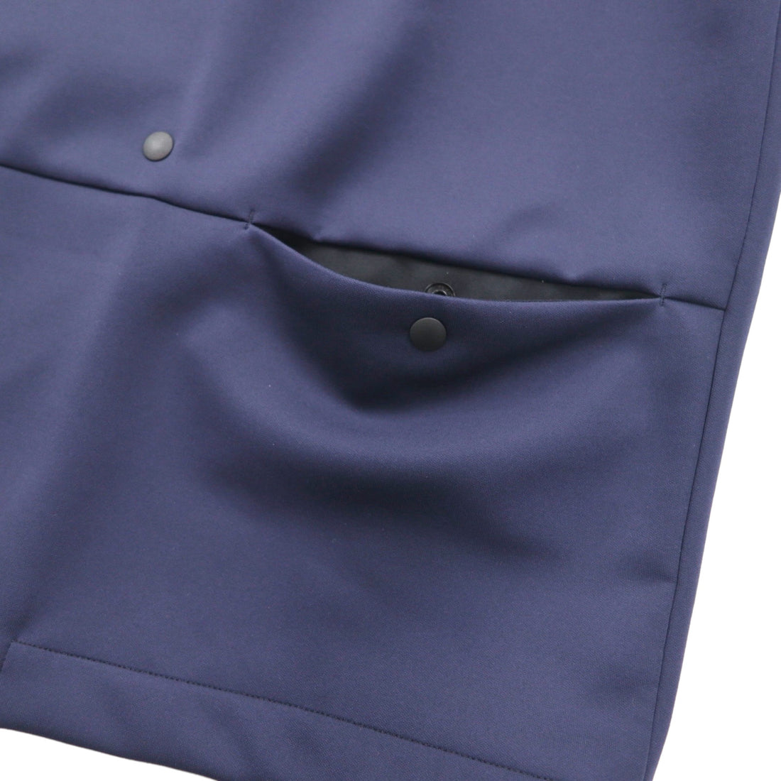 masterkey SONNY Collarless Jacket, Two-Tone Cardboard Knit, Size M, Navy and Black, MK22S-C-13, Made in Japan, Unused
