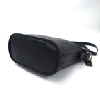 COACH USA shoulder bag black glove tanned leather cowhide 4153