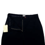 ARMANI JEANS Made in Italy Tapered Pants 44 Black Cotton 05P29CM PANTALONE Unused