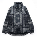 THE NORTH FACE RESOLVE PARKA II Mountain Parka M Black Bandana Paisley Pattern Polyester DRYVENT Waterproof US Standard