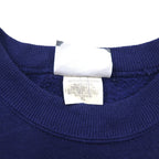 Lee 90s Made in USA Blank Sweatshirt, Size XL, Navy, Cotton, Solid Color