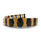GAIJIN MADE (Hollywood Ranch Market) Wood Belt, Beige and Black