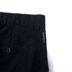 ARMANI JEANS Made in Italy Tapered Pants 44 Black Cotton 05P29CM PANTALONE Unused