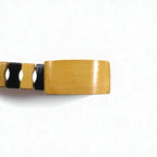 GAIJIN MADE (Hollywood Ranch Market) Wood Belt, Beige and Black