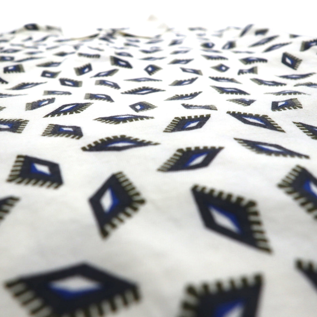 Christian Dior MONSIEUR vintage all-over print polo shirt, size M, white cotton