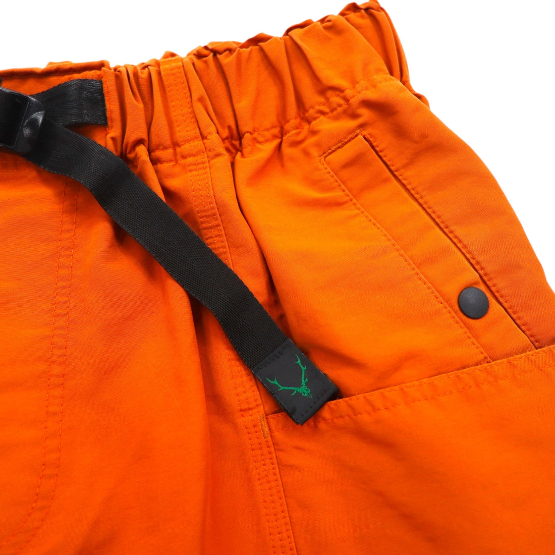 South2 West8 ベルテッド センターシームパンツ Belted C.S. Pant ナイロンワイドパンツ S オレンジ MR698