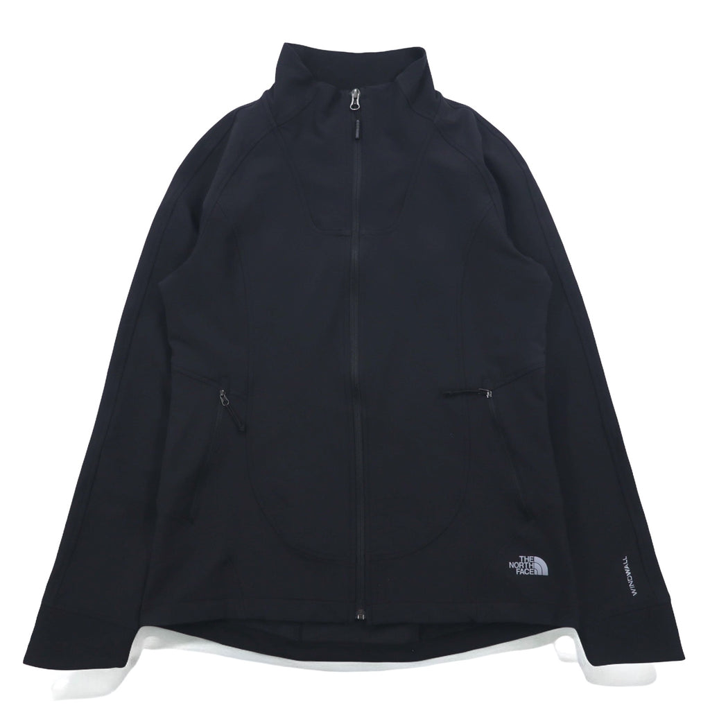 THE NORTH FACE Windwall WINDWALL Softshell Jacket M Black Polyester Lightweight Moisturizing Windproof US Standard NF0A3LGW