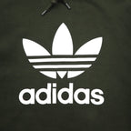 adidas originals トレフォイル フーディー プルオーバーパーカー M カーキ コットン DT7970
