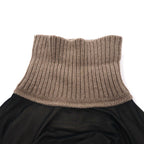 Maison Martin Margiela タートルネック シースルートップ セカンドスキン M ブラック レーヨン カシミヤ混 S51GC0286 593-2011 イタリア製