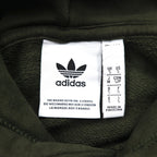 adidas originals トレフォイル フーディー プルオーバーパーカー M カーキ コットン DT7970