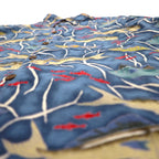 Reyn Spooner 1980s Hawaiian-made Diamond Head Tag Aloha Shirt, Size L, Navy, Egyptian Cotton, Fish Motif