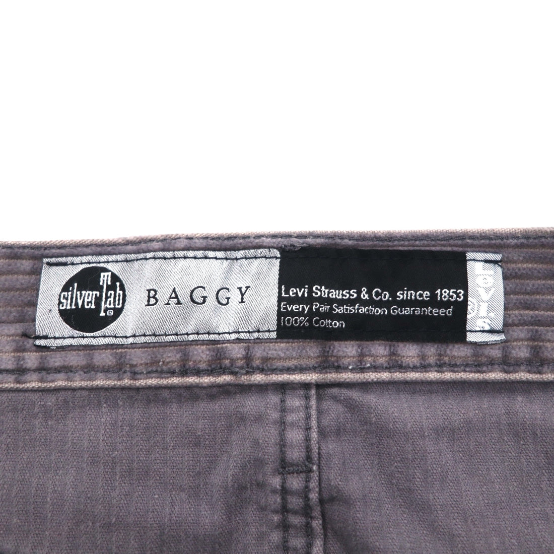 Levi's SILVER TAB 90年代 バギー チノパンツ ワイド コーデュロイパンツ M グレー BAGGY シルバータブ 39290-0007