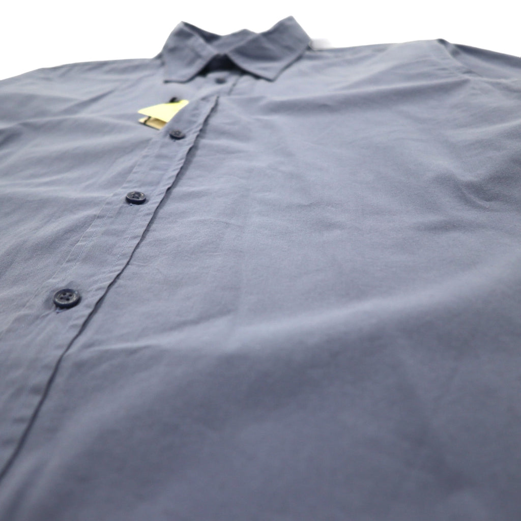 CK Calvin Klein 90s Dress Shirt XL Blue Cotton Unused
